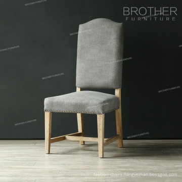 Most Popular Fabric Tufted Style Ergonomic Oak Dining chair